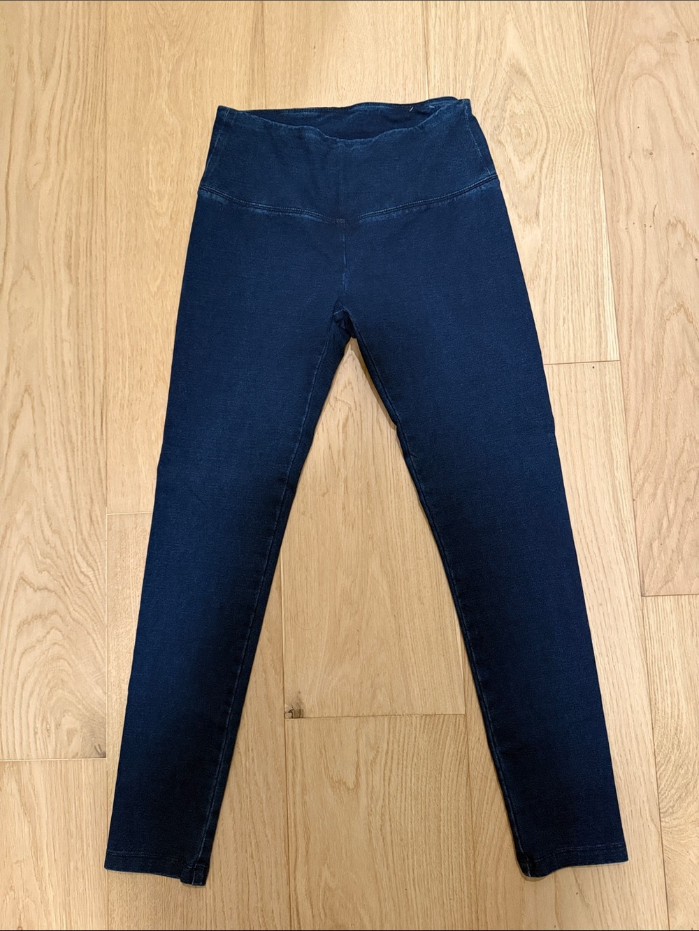 Stretch High-Waist Navy Jeggings for Women - Slim Fit